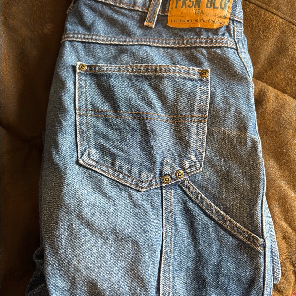 Prison Blue double knee logger Jeans 34x34